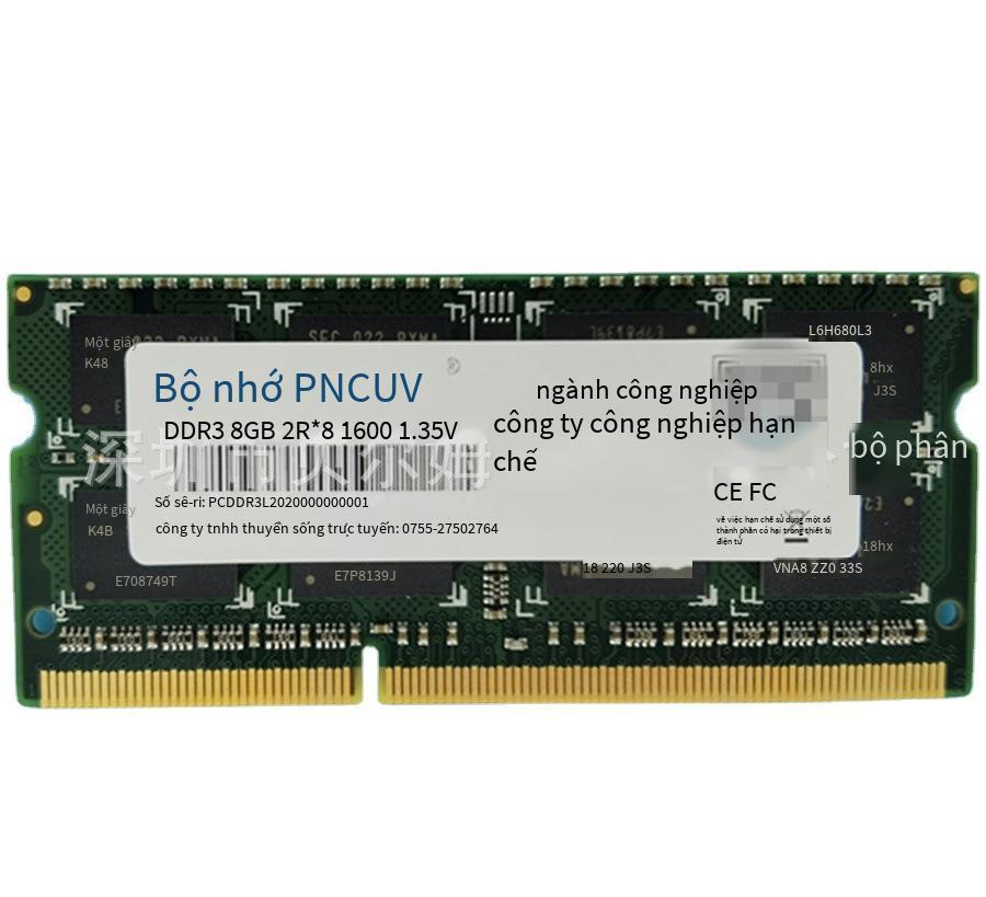 Phong cách mới nhất cấp công nghiệp DDR3 8gb thẻ nhớ ddr3l RAM cho máy tính công nghiệp pc mini ethernet kép