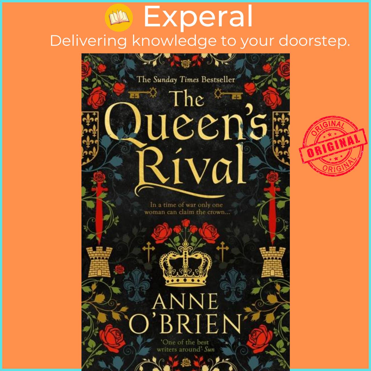 Sách - The Queen's Rival by Anne O'Brien (UK edition, hardcover)