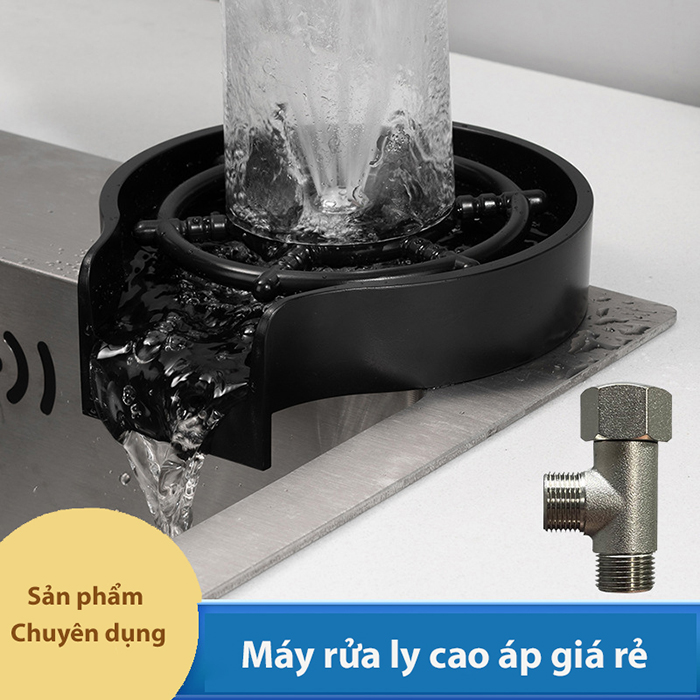 Máy rửa cốc tự động Schmidt, máy rửa ly áp suất cao đa năng tiện dụng cho nhà bếp - Hàng chính hãng