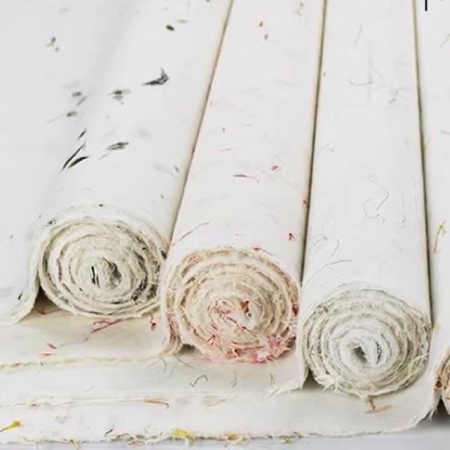 Giấy ép hoa lá khổ lớn 34x68cm