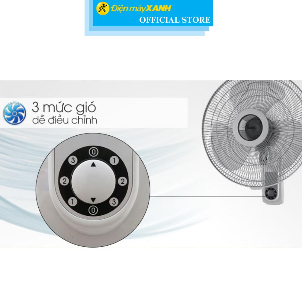 Quạt treo tường Midea 3 cánh FW40-6H 55W - Hàng Chính Hãng
