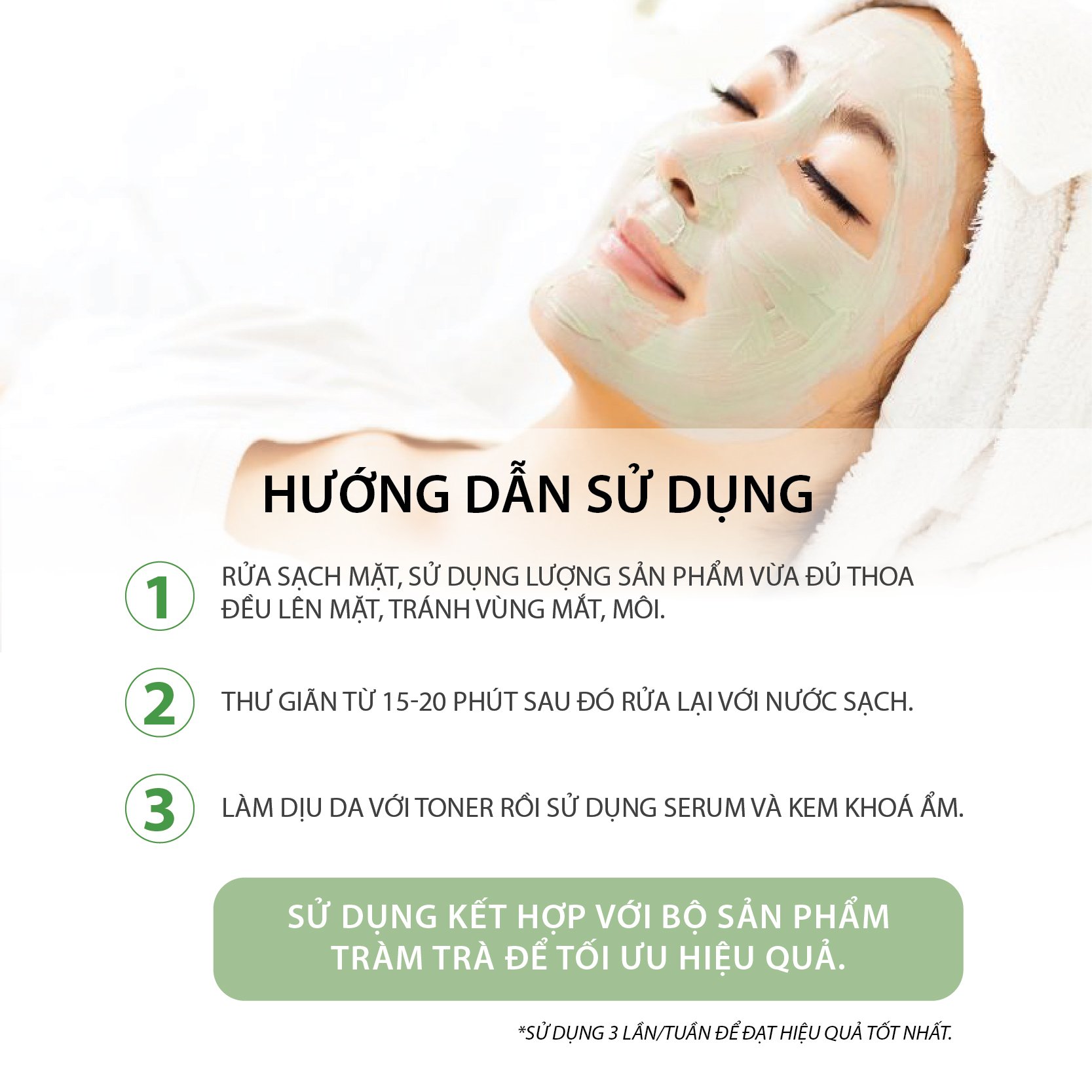 Mặt Nạ Tràm Trà Teatree Ngăn Ngừa & Làm Khô Vết Nhân Mụn Từ Tinh Dầu Tràm Trà Nguyên Chất MILAGANICS 60g