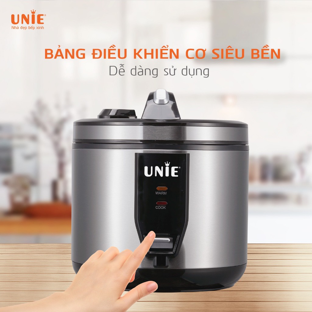 Nồi Cơm Điện 1.8Lit UNIE UE625, Lòng Niêu 5 Lớp Siêu Dày, Nấu 3D Công Suất 700w, Hàng Chính Hãng