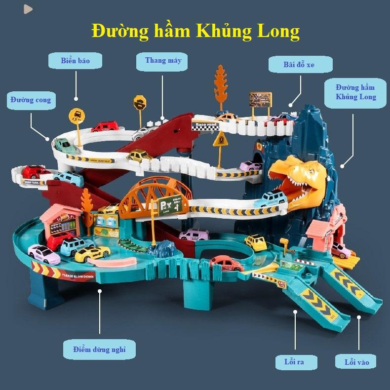 Bộ Đồ Chơi Đường Hầm Khủng Long, Khủng Long Đồ Chơi Cho Bé Từ 2 Tuổi