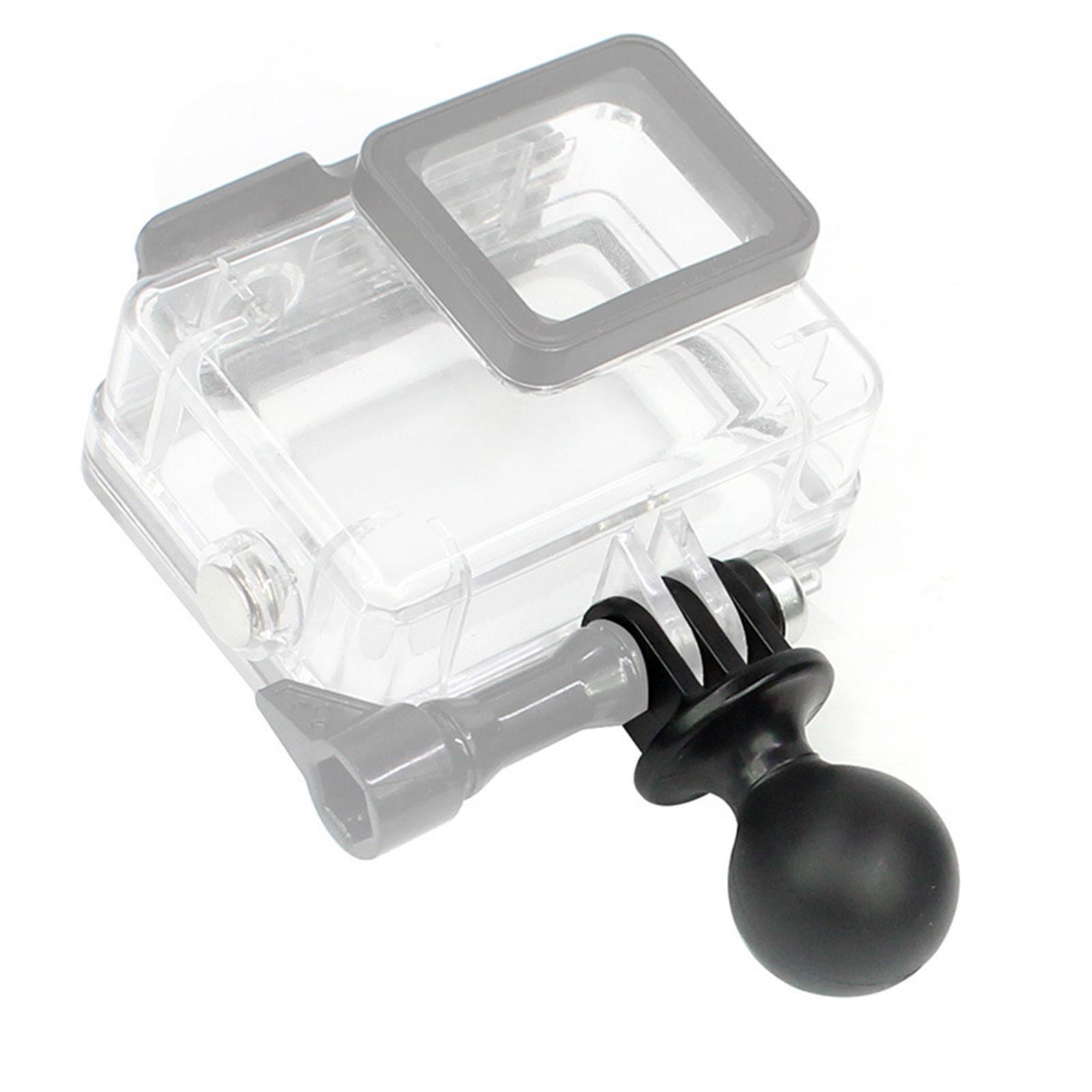 Ball Head Mount Adapter Accessory Sports Camera Durable 360 Degree Adjustment, Easy to Install ,Action Camera Ball Adapter
