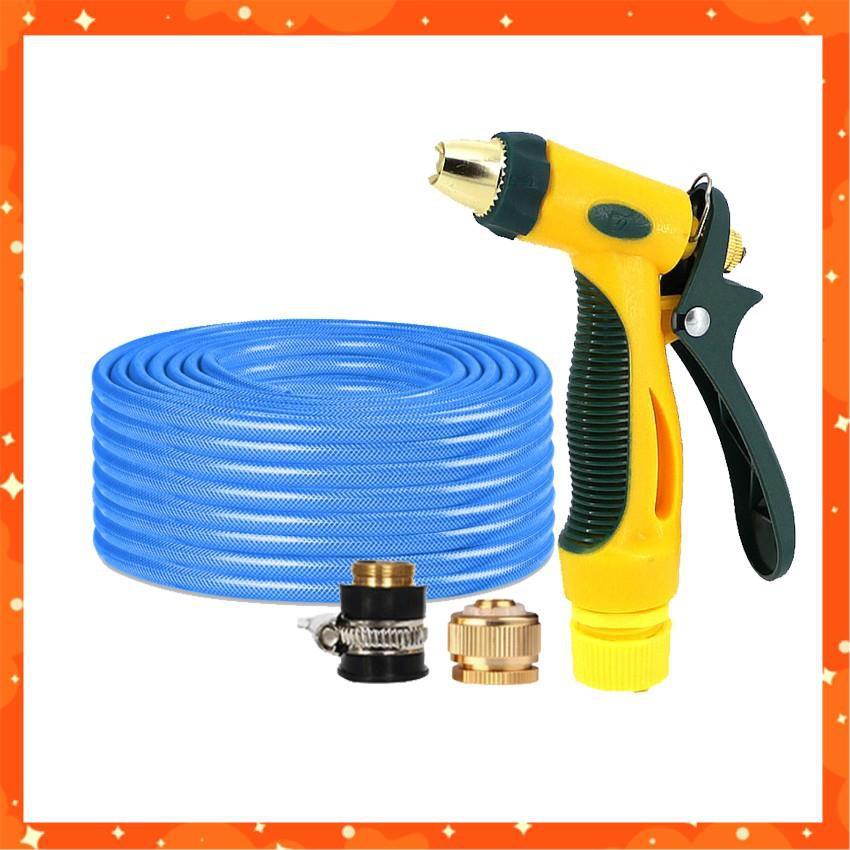 Bộ dây vòi xịt nước rửa xe, tưới cây tăng áp 3 lần,loại 3-5M 206317