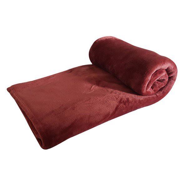 Mền tuyết NIN House - Ruby Wine (2 size) 1m3x2m, 1m6x2m 100% Microfiber, chăn hè cao cấp mát lạnh, chăn lông tuyết nhung kiểu dáng Hàn Quốc