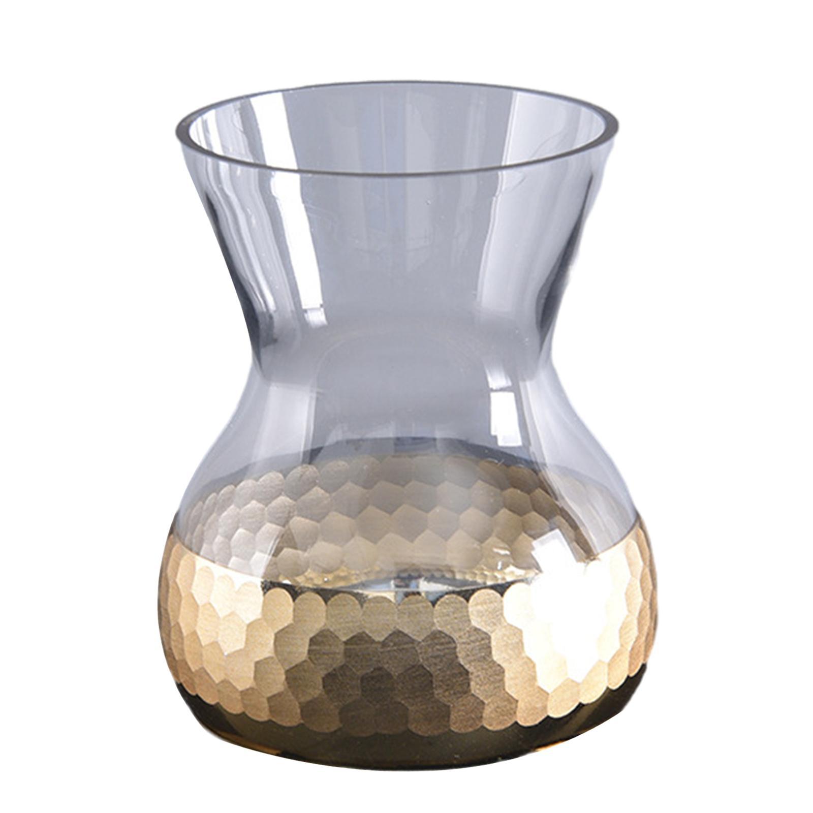 Flower Vase Glass Vase Bud Vase Modern Dried Flowers Holder Plants Vase Modern Vase for Indoor Office Wedding Bookshelf Party