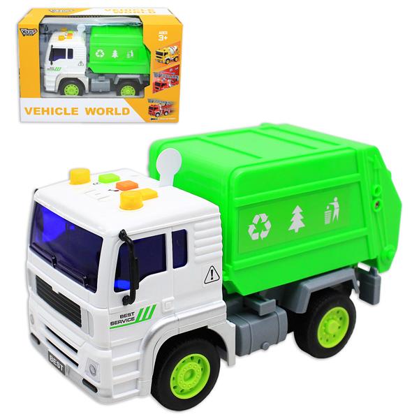Đồ Chơi Mô Hình Xe Rác Chạy Trớn Có Đèn Và Âm Thanh - Vecto VT521A