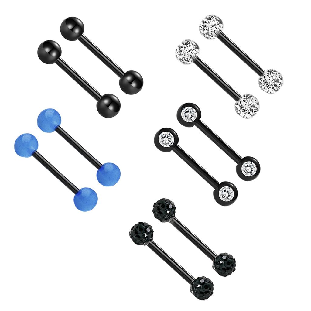 Stainless steel navel ring eyebrow ring piercing jewelry Small Size