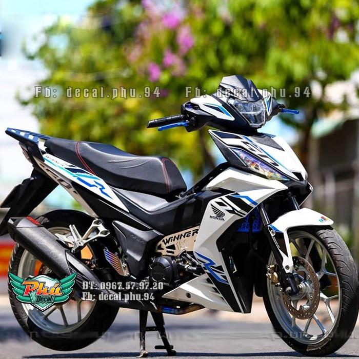Tem rời Winner RS 150 trắng