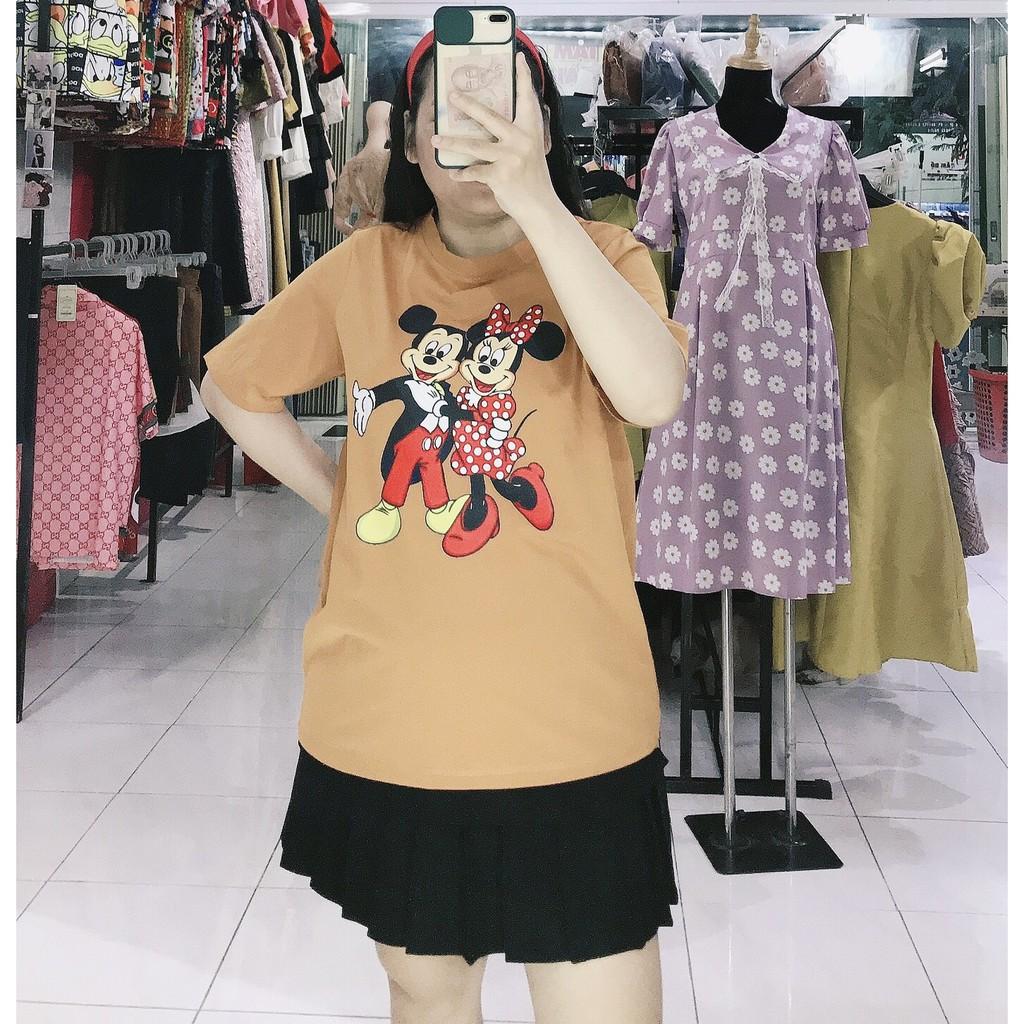 ÁO THUN COTON IN HÌNH CHUỘT MICKEY BIGSIZE 60-100KG