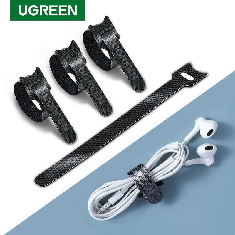 Ugreen UG88933LP401TK 1 sợi 18cm màu đen Dây dán Velcro tiện dụng chất liệu plastic 1 túi có 1 chiếc 20245P1 - HÀNG CHÍNH HÃNG