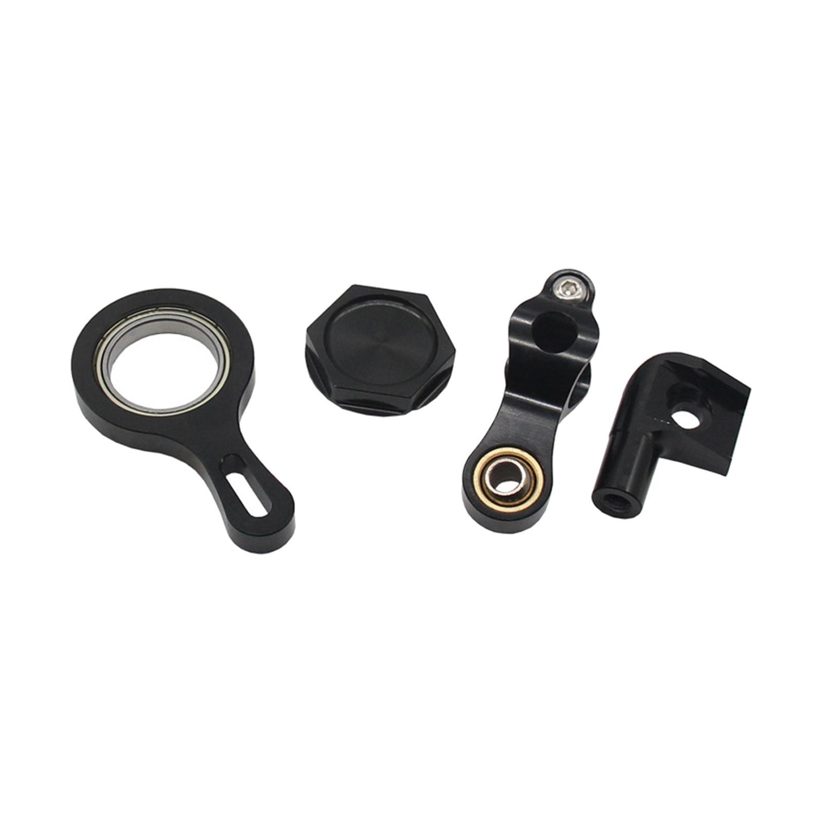 Motorcycle Steering Damper Bracket Mount Set for   R6  R1 Black