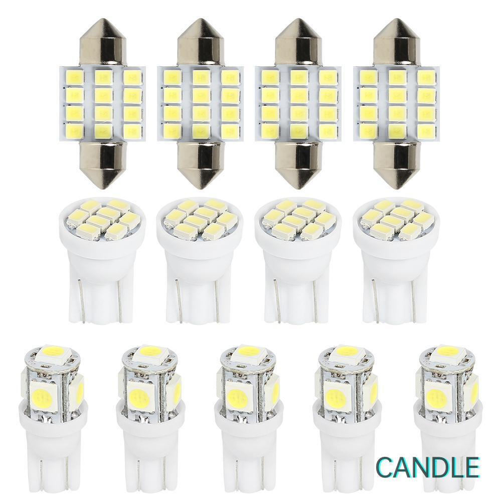 Set 13 Đèn Led 31mm C5W T10 W5W Gắn Biển Số Xe Hơi