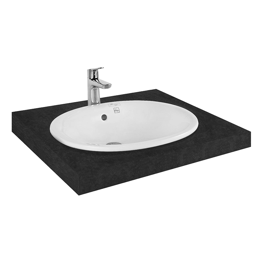 Chậu rửa đặt dương vành TOTO L762