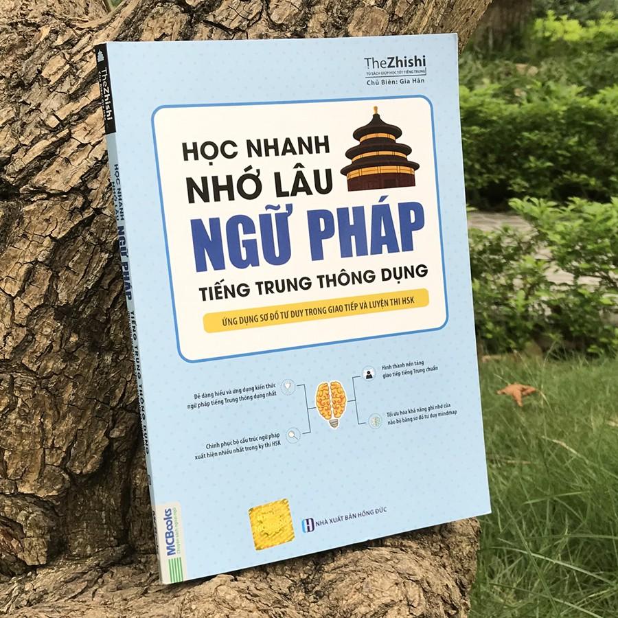 Sách - Học Nhanh Nhớ Lâu Ngữ Pháp Tiếng Trung Thông Dụng - Ứng dụng sơ đồ tư duy trong giao tiếp và luyện thi HSK