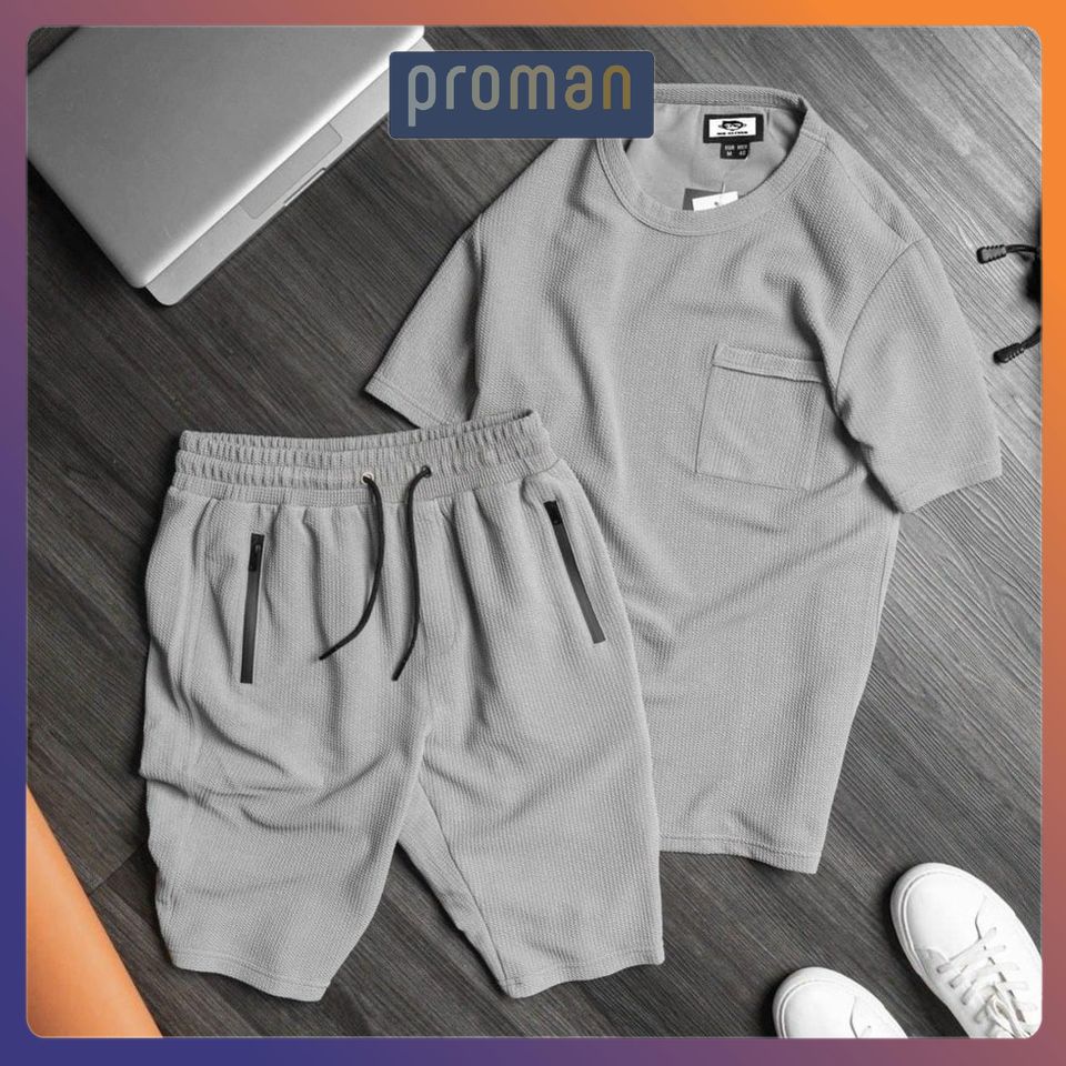 Đồ bộ nam mùa hè vải xốp dày dặn cao cấp ARU SHOP