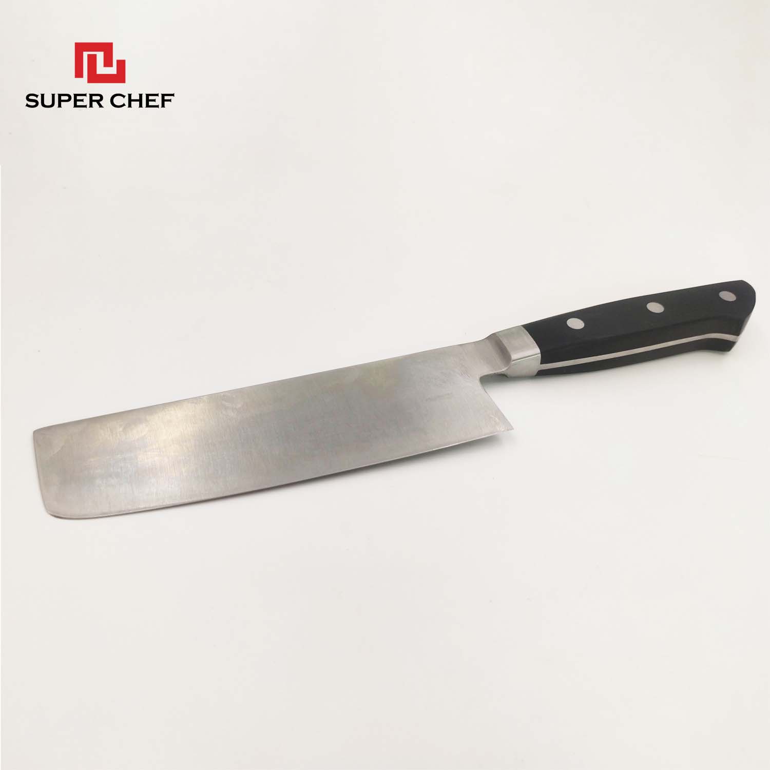 Dao Thái Rau Củ Quả Cán Nhựa Chính Hãng Super Chef Cao Cấp Siêu Sắc Bén, Lâu Cùn, Lưỡi Thép Không Gỉ, An Toàn Sức Khỏe Siêu Tiện Lợi
