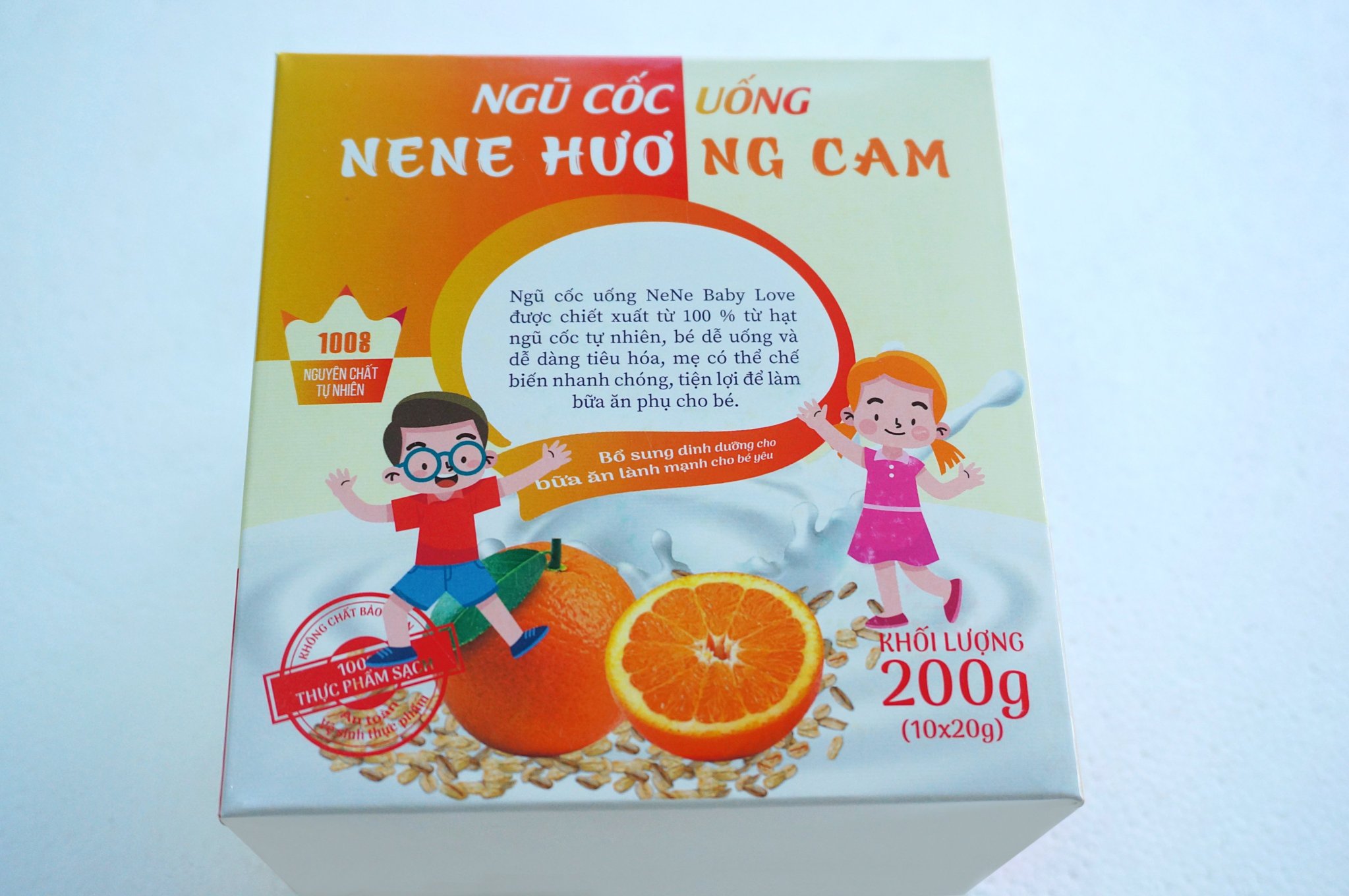 Ngũ Cốc Uống Long Giang-  Nene Hương Cam