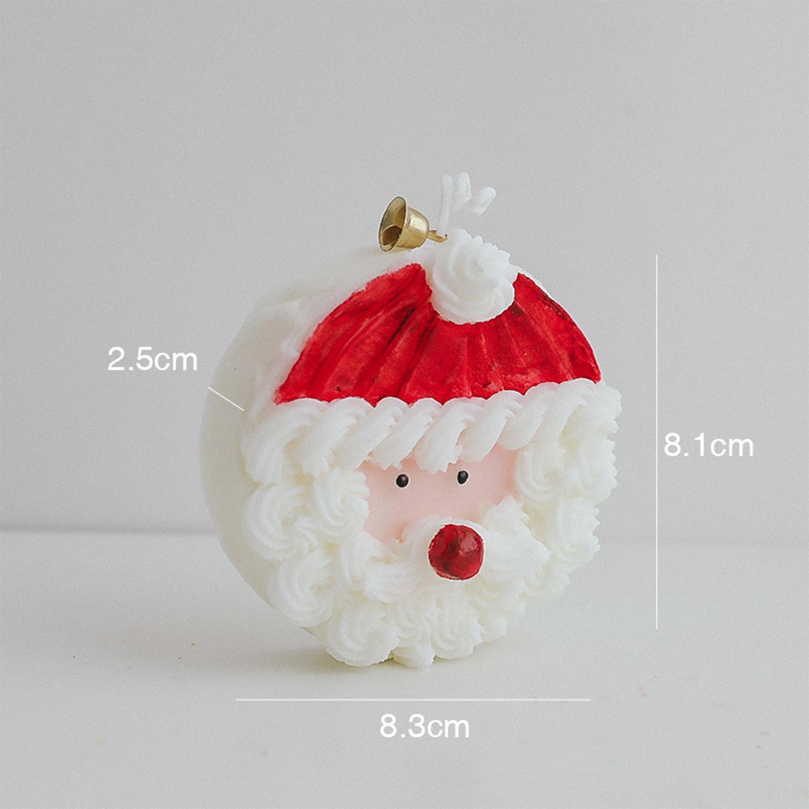 Santa Claus Scented Candles Tealight Candles for Decoration Office Gift
