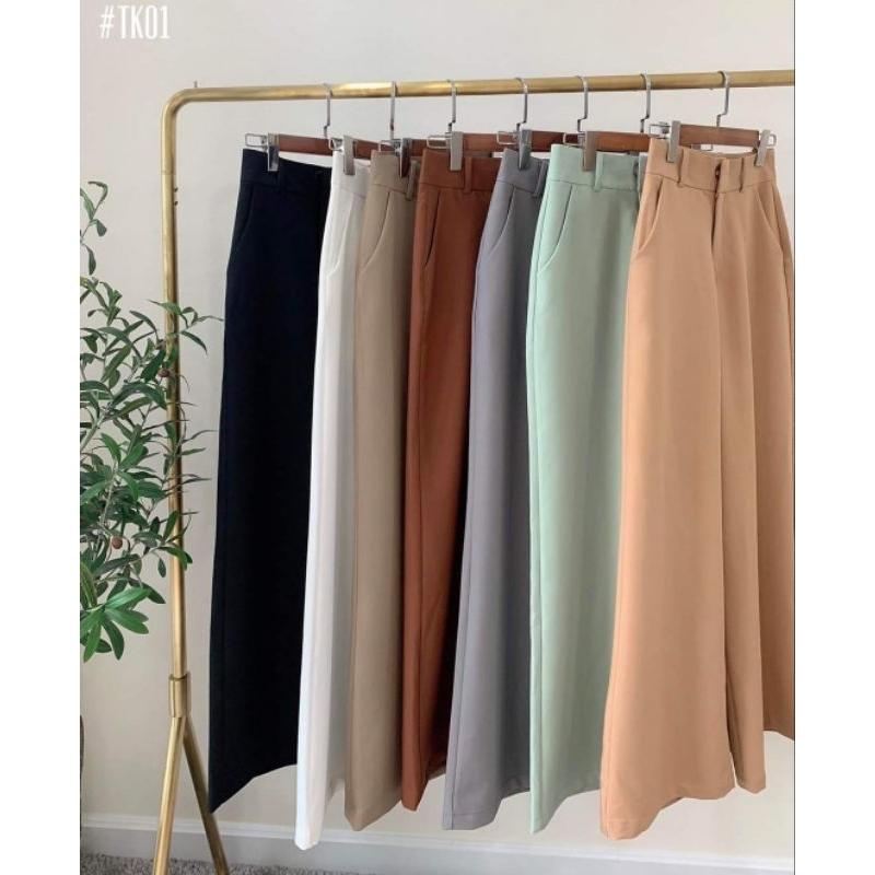 Chen.room Quần tây ống suông thanh lịch Jeny pants, quần công sở nữ trẻ trung