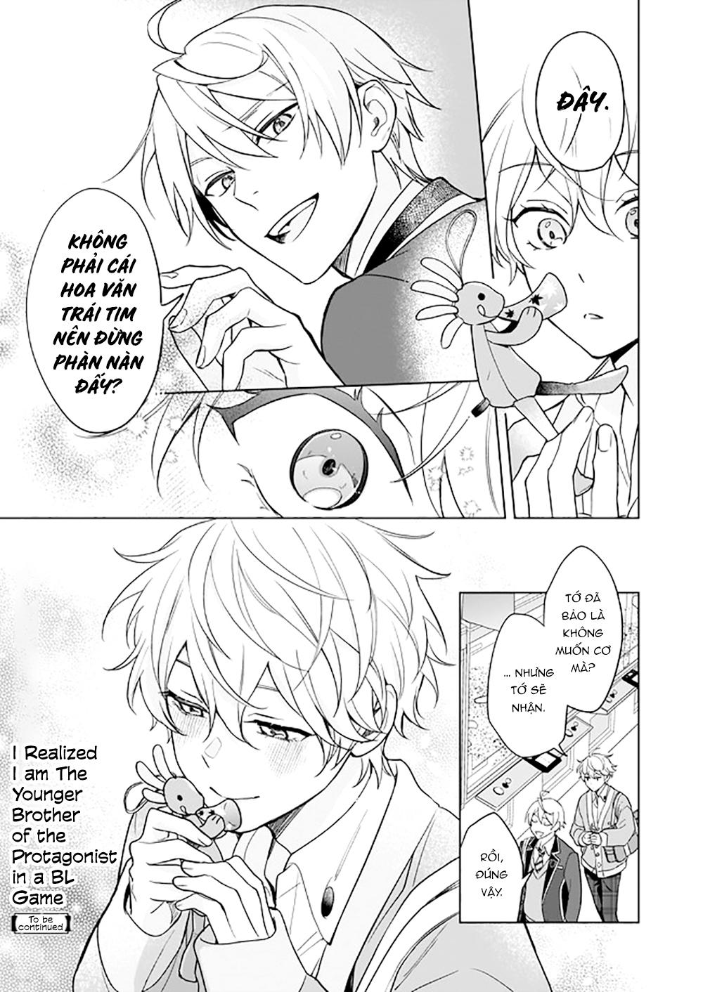 tôi nhận ra mình là em trai của nhân vật chính game bl chapter 11.2 8