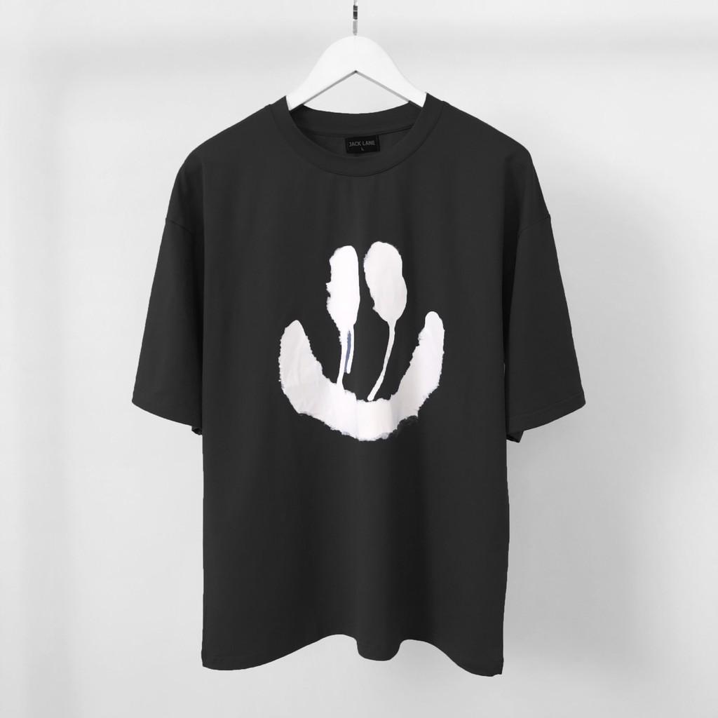 Áo phông oversize Smile Tee, JACKLANE, Áo cộc tay Unisex Jack Lane