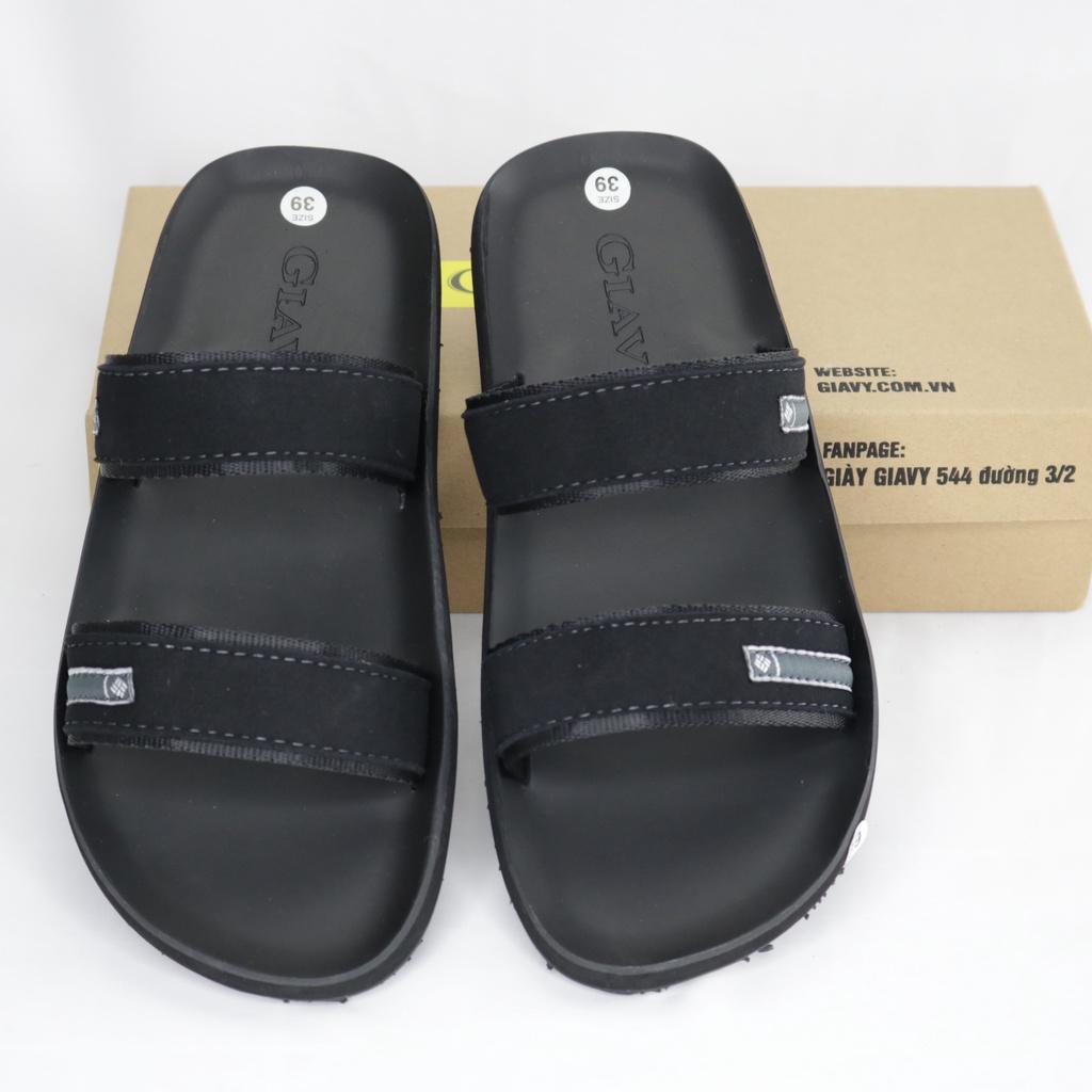 Dép nam quai 2 dây ngang Giavy đế cao su TL559