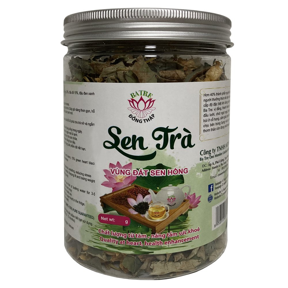 SEN TRÀ (Hộp 500g) Ba Tre - giúp thanh lọc cơ thể, hỗ trợ giảm cân, giảm chứng mất ngủ và giảm stress, chống lão hóa