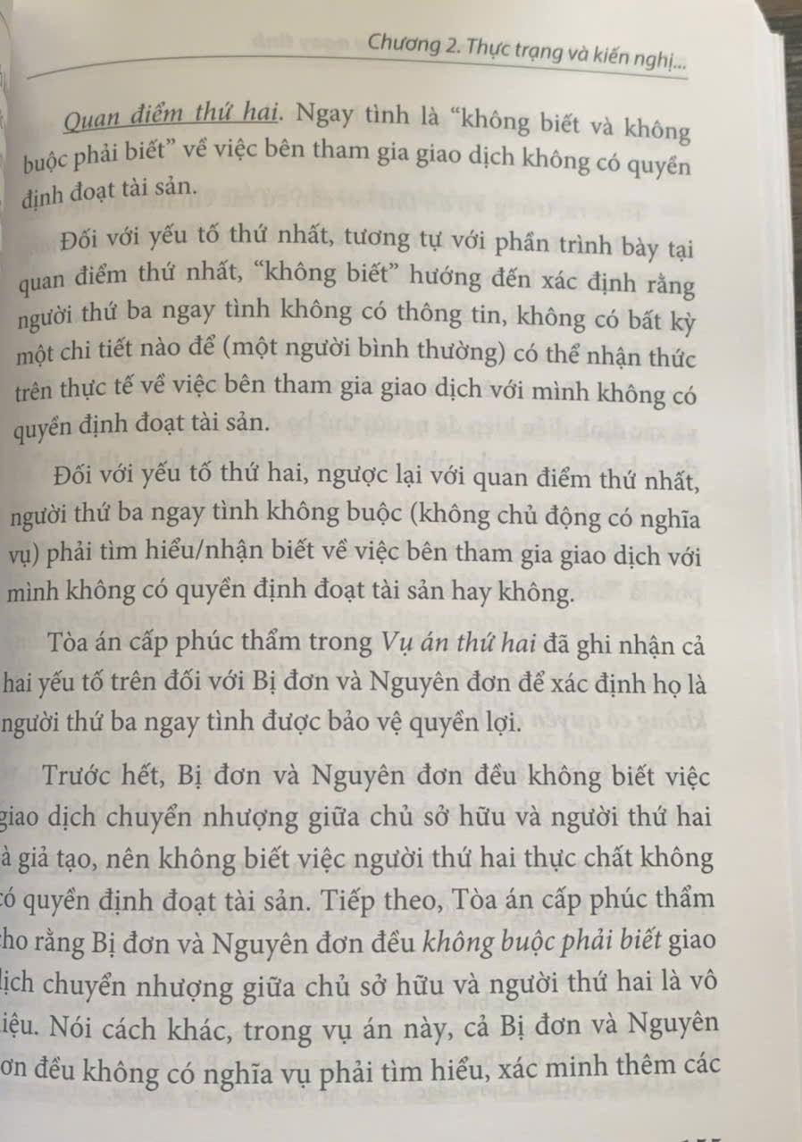 Bảo vệ quyền lợi của người thứ ba ngay tình (sách chuyên khảo)