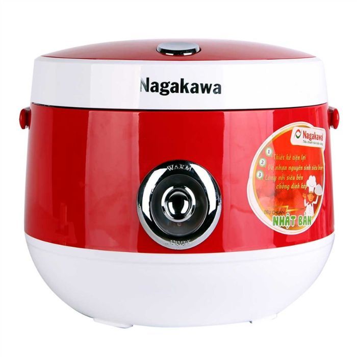 Nồi cơm điện nắp gài 1.8L Nagakawa NAG0101 - Hàng nhập khẩu