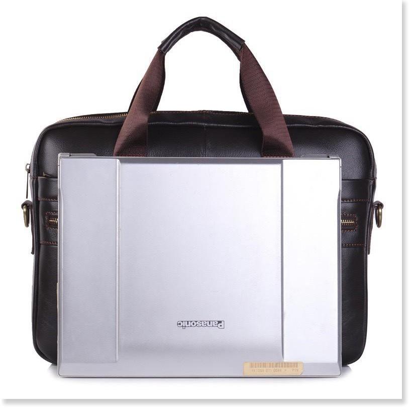 Túi xách-Cặp xách đựng laptop 14 inch. Túi Xách Da công sở