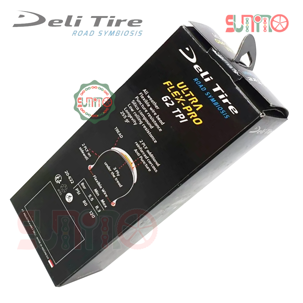 Vỏ gấp DELI Tire SA-205 Ultra Flex-Pro cho xe đạp đua