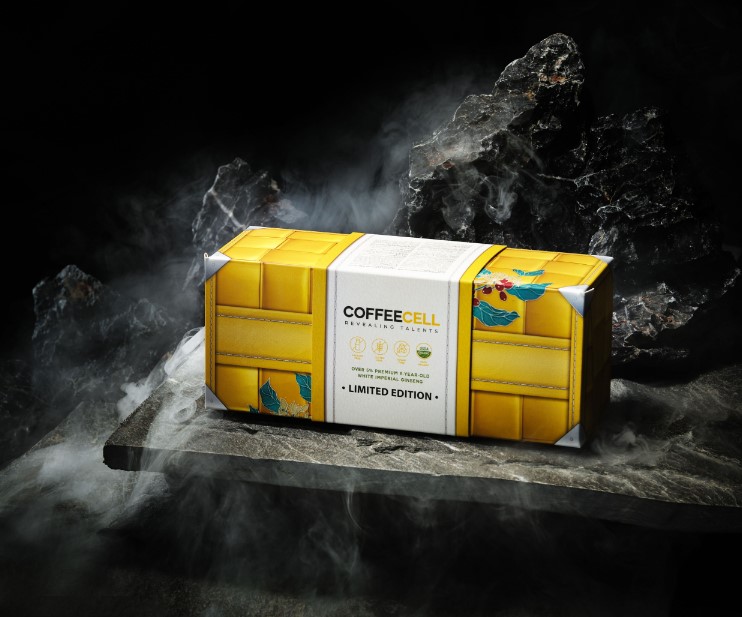 Cà phê đen Premium với Nhân sâm trắng thượng hạng - COFFEECELL - Hàng Chính Hãng
