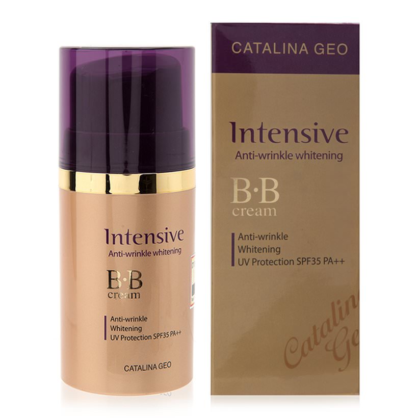 Kem Trang Điểm Đa Chức Năng Catalina Intensive Anti-Wrinkle Whitening Bb Cream Sps 35Pa++ Geo (50ml)