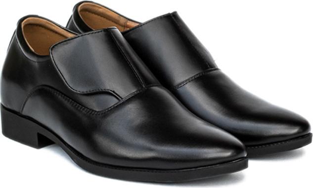 GIÀY TĂNG CHIỀU CAO GIÀY CAO DÀNH CHO NAM GIỚI T47 ĐEN TRƠN - CAO 6CM GIÀY ĐỘN NAM CAO VƯỢT TRỘI