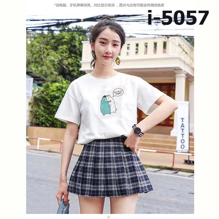 Áo Thun Tay Lỡ Nữ In 2 Con Gấu Đáng Yêu