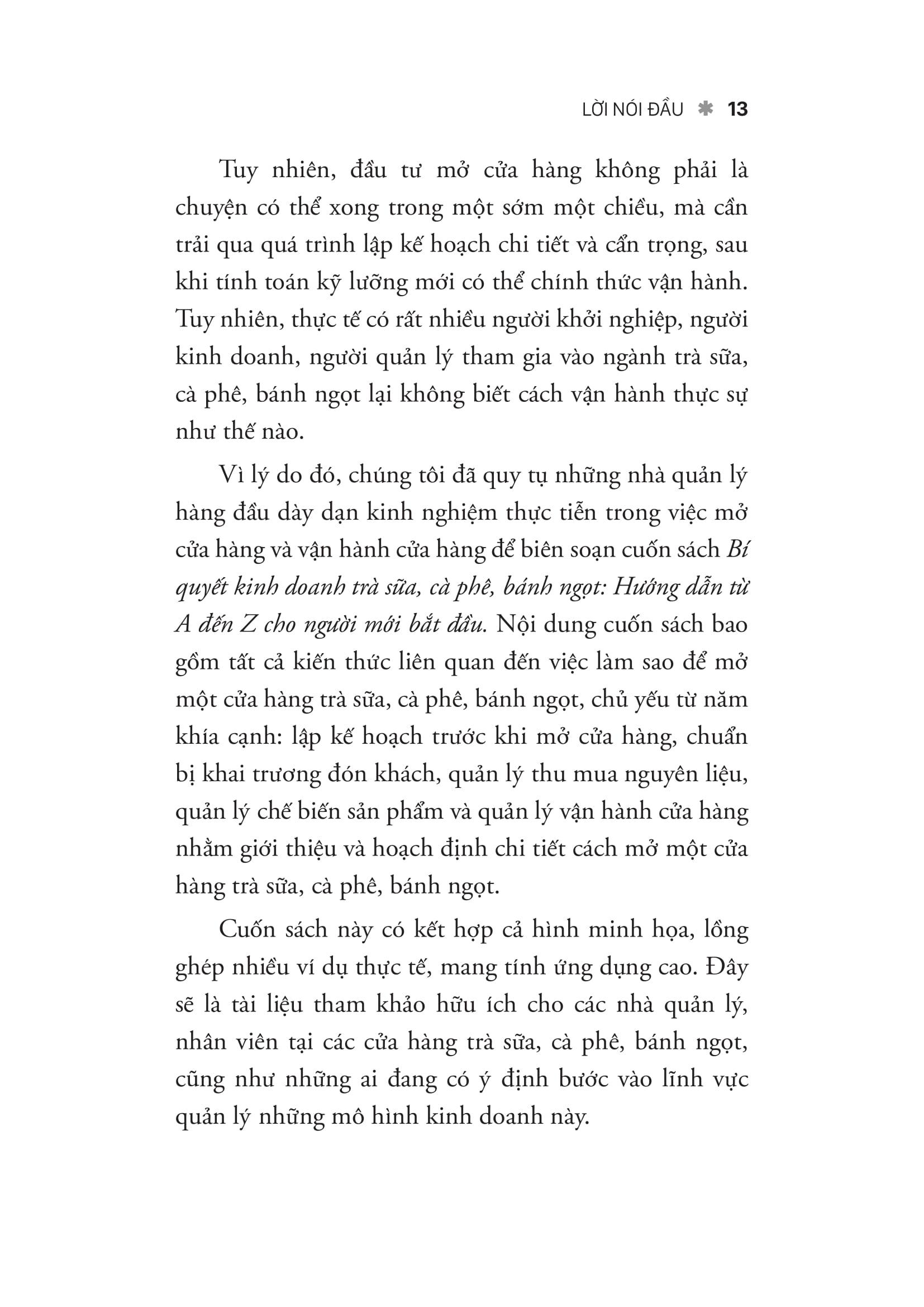 Sách - Bí Quyết Kinh Doanh Trà Sữa - Cà Phê - Bánh Ngọt