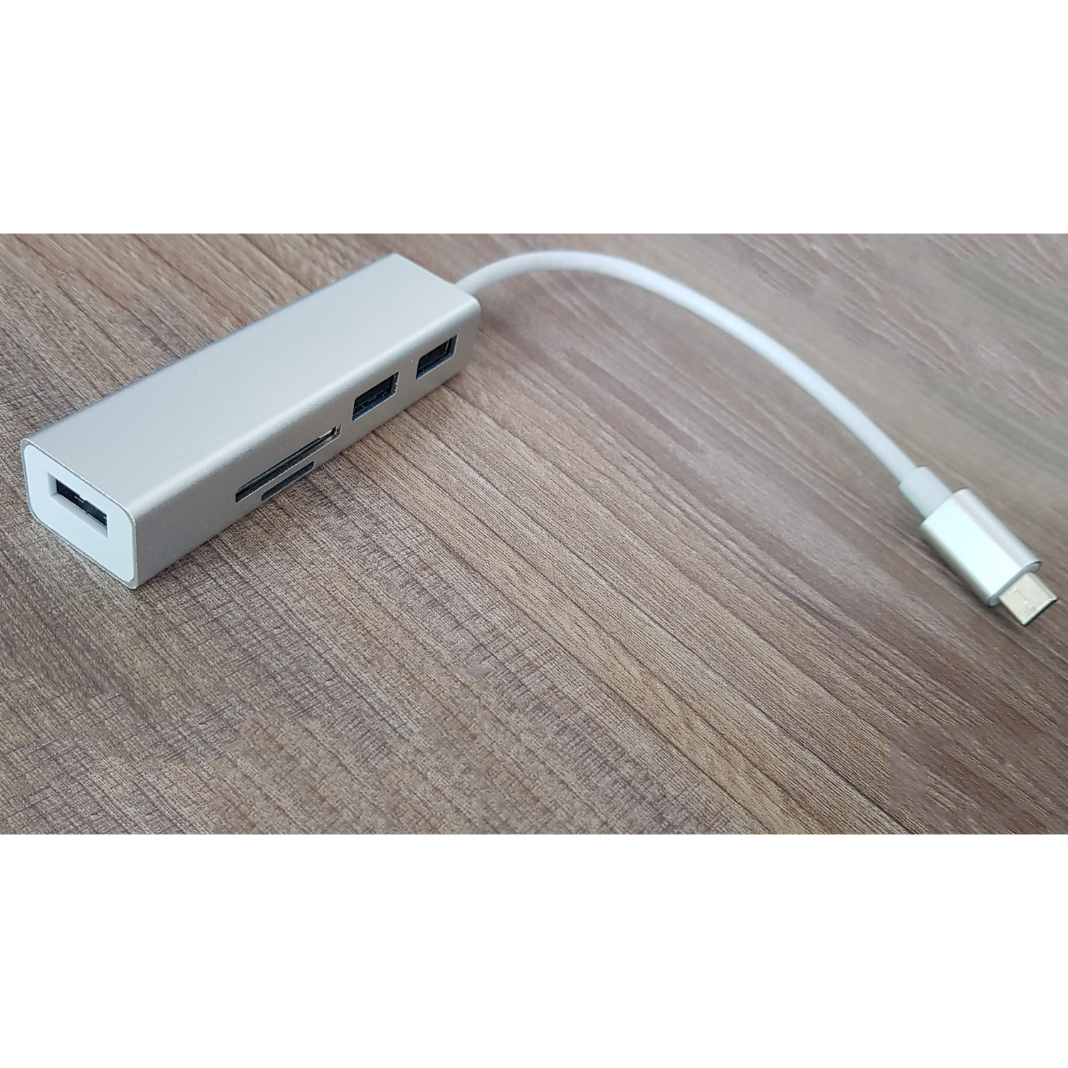 Hub usb type-c ra 5 cổng Usb 3.0, TF, Sd chuyên dụng cho Mac, Surface, Dell XPS, HP