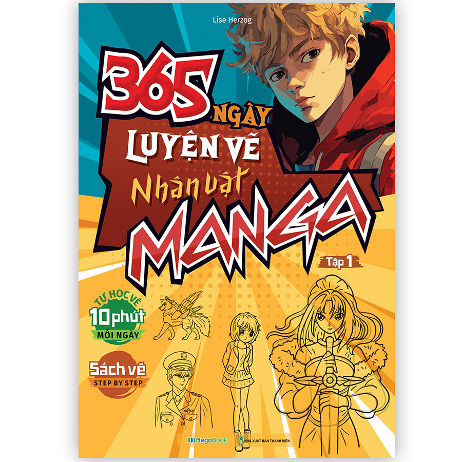 365 ngày luyện vẽ Nhân Vật Manga - Tập 1