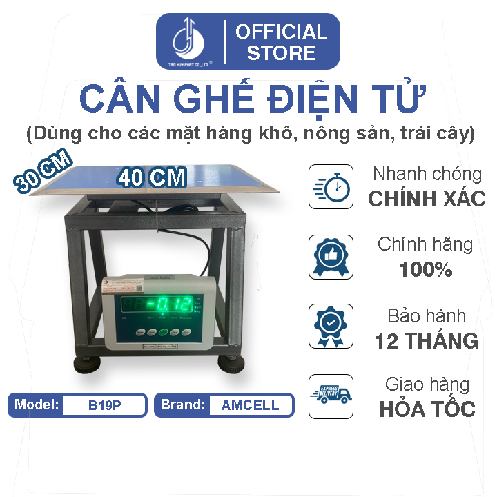 Cân Ghế Điện Tử B19P-30X40CM