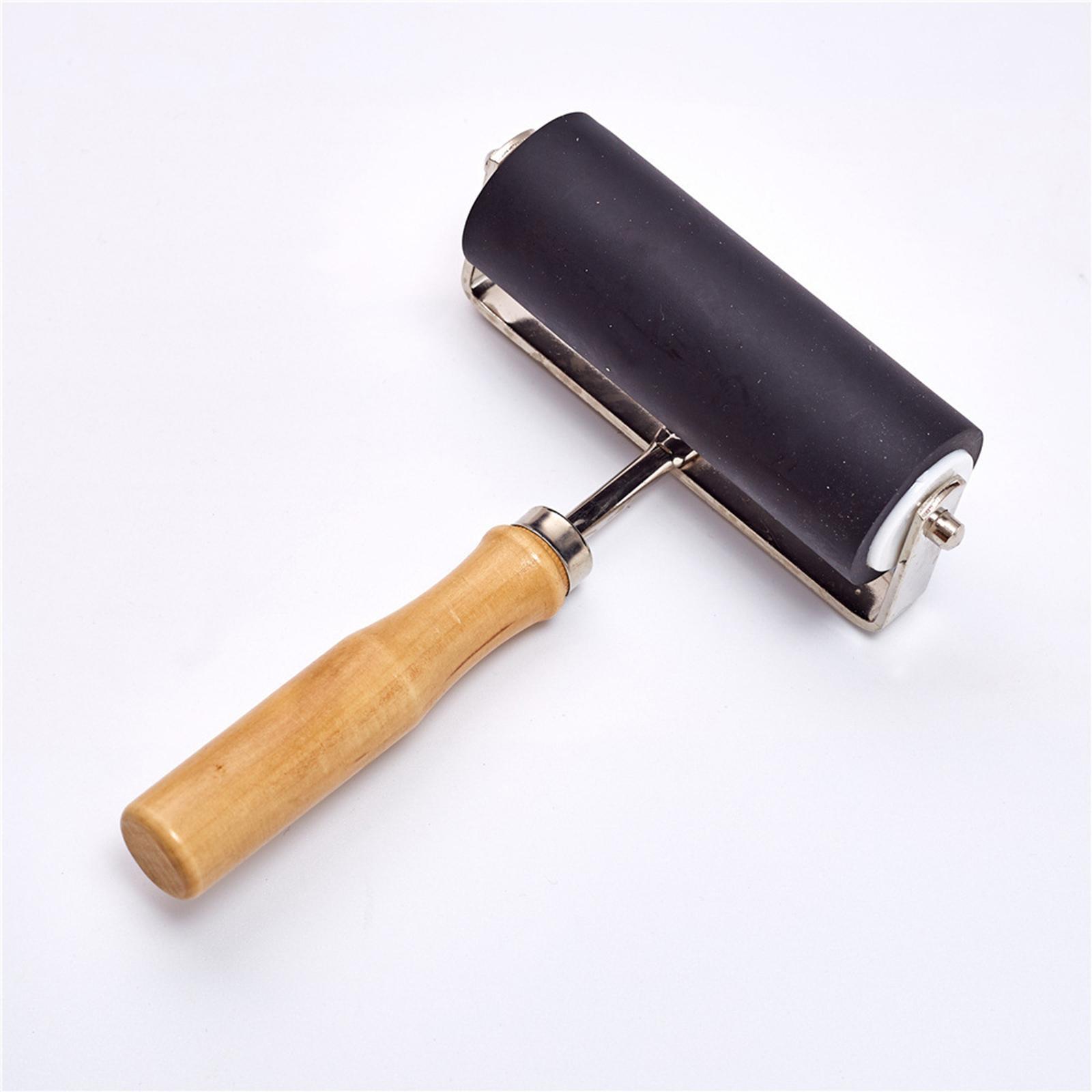 Rubber Roller Tool Construction Tool Anti Skid Crafts for Printmaking Painting Kids