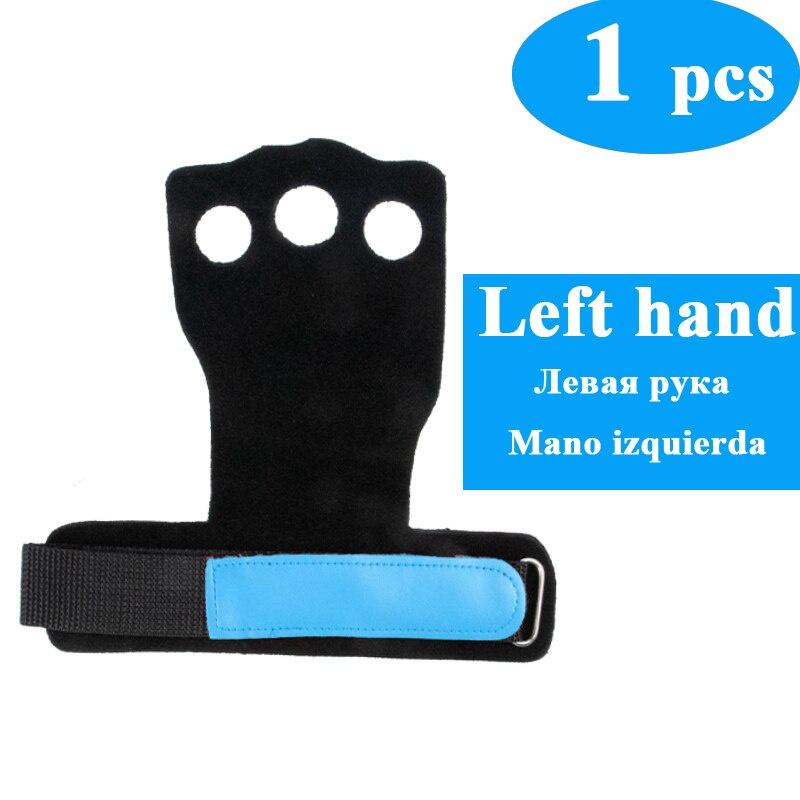 Leather Gymnastic Hand Grips Crossfit Weightlifting Workout Gym Gloves Palm Protection Wrist Wrap Fitness Training Hand Blisters