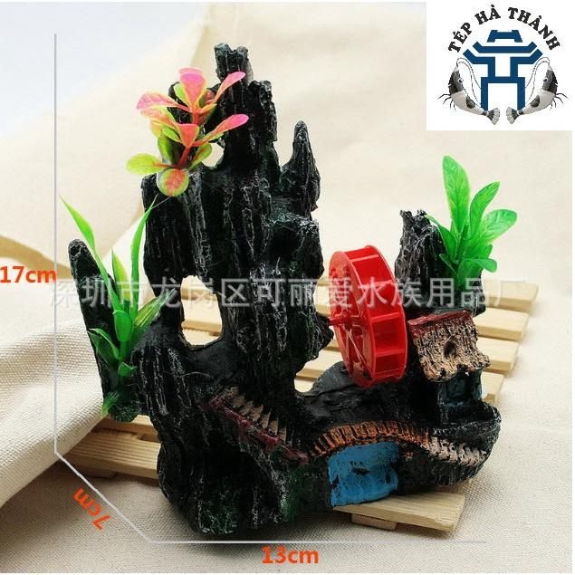 Mô Hình Núi, Hòn Non Bộ Tạo Oxy Trang Trí Bể Cá Cảnh Và Bể Thủy Sinh