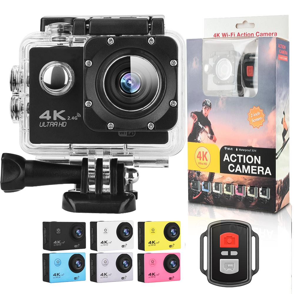 H9R Camera Hành Động Ultra HD 4K WiFi Điều Khiển Từ Xa Máy Quay Video Thể Thao 2.0 "170D Đi Chống Nước Pro Thể Thao máy Quay Đầu Ghi Hình DV
