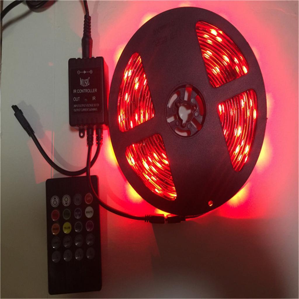 RGB LED Strip Lights with 20 Key Remote Controller for Home Outdoor Decor
