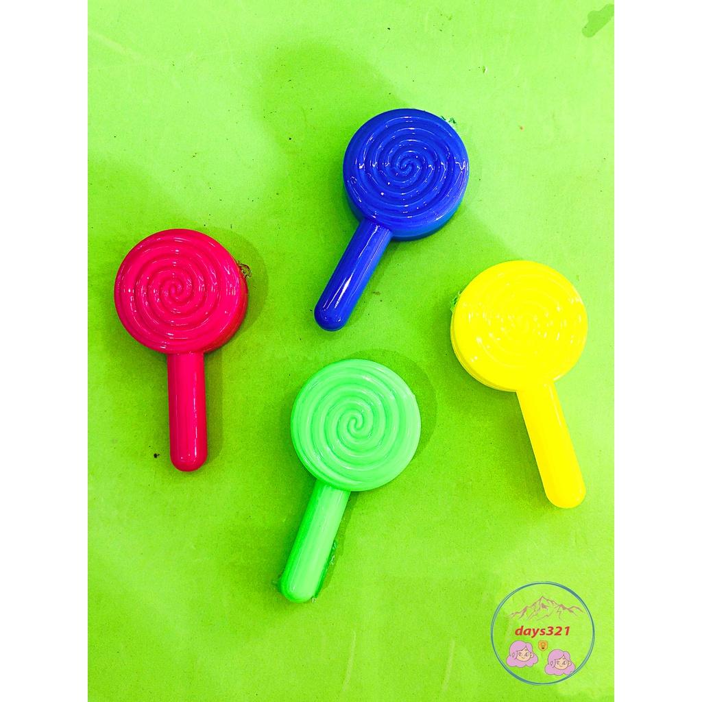 Slime CÂY KẸO MÚT LOLIPOP 4 màu cực đẹp Đồ chơi hũ slam chất nhờn ma quái squishy