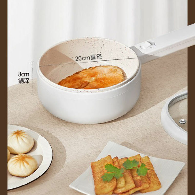 Nồi điện đa chức năng dung tích 1,5 lít màu hồng