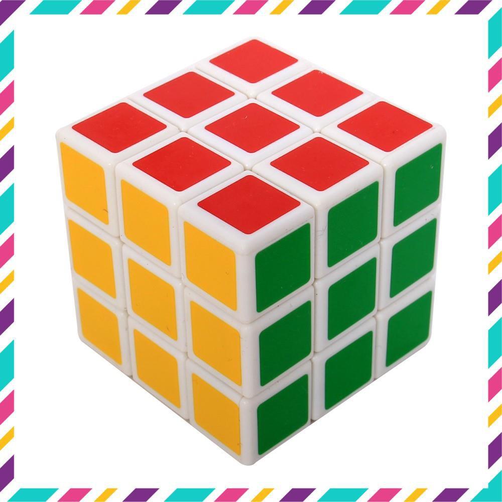 [] Đồ Chơi Rubik 3x3x3 Xoay Mượt Mà - Tặng Móc Khóa Rubik Cute 3x3 Cỡ Nhỏ